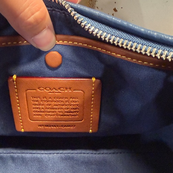 Coach Juliet Shoulder Bag 25 In Signature Denim - Picture 9 of 9